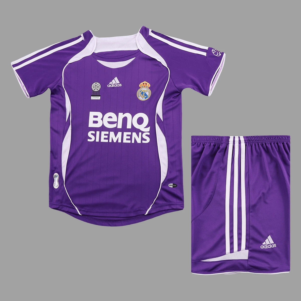 06/07 Real Madrid Third Kids Retro Soccer Jersey Size 16-28
