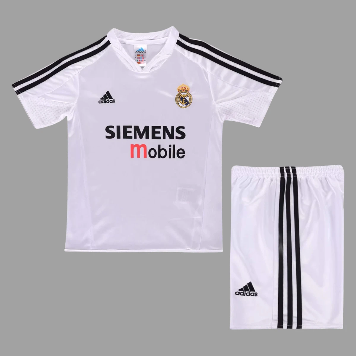 04/05 Real Madrid Home Kids Retro Soccer Jersey Size 16-28