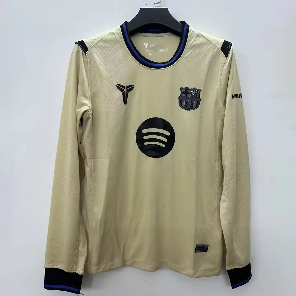 25/26 Barcelona Away Long Sleeve Jersey Soccer Jersey