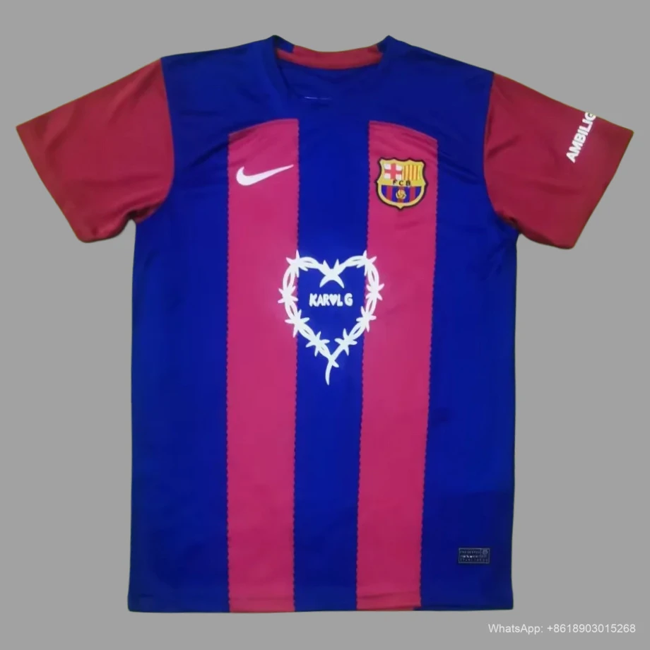 23/24 Barcelona Karol G home soccer jersey