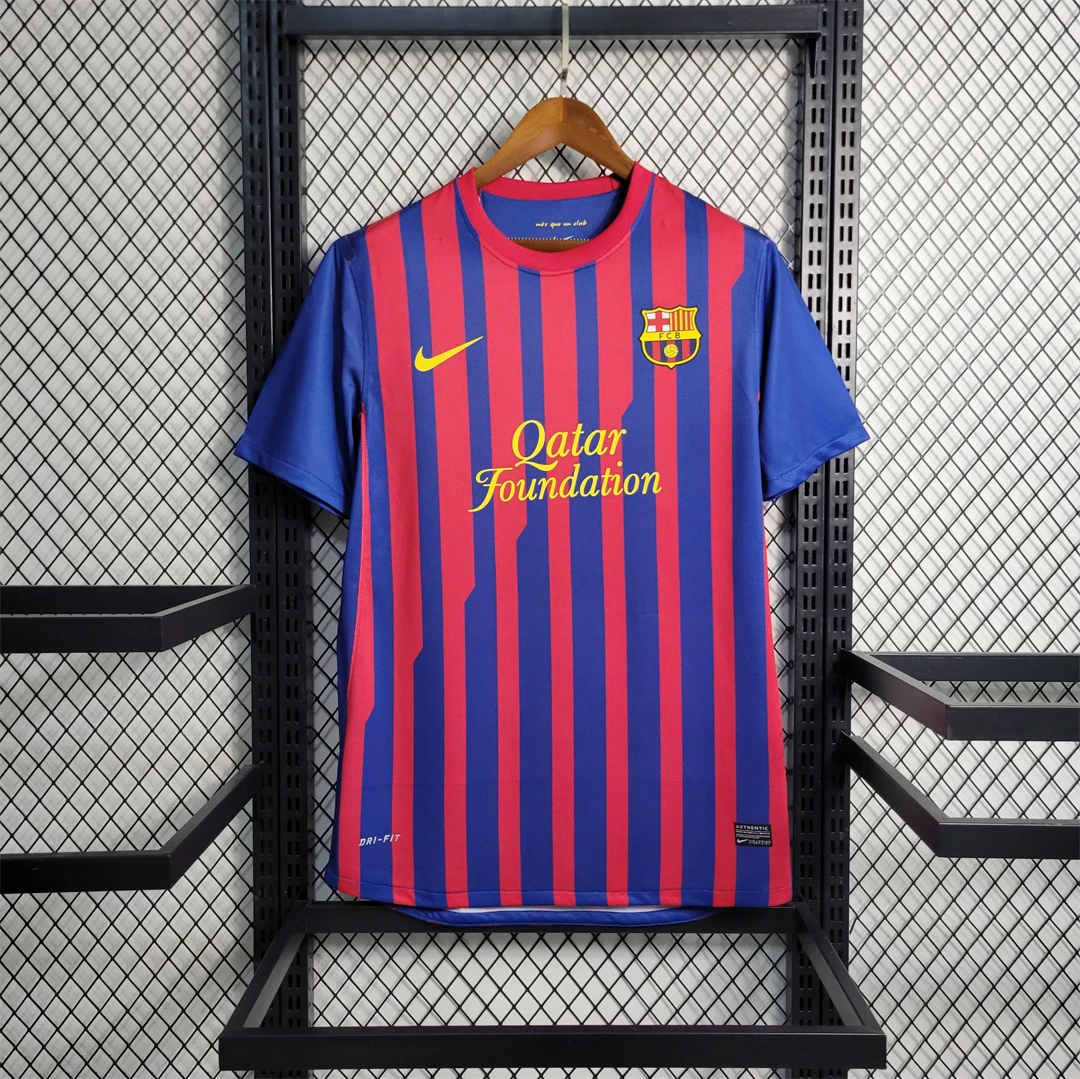 11/12 Barcelona Home Retro Soccer Jersey