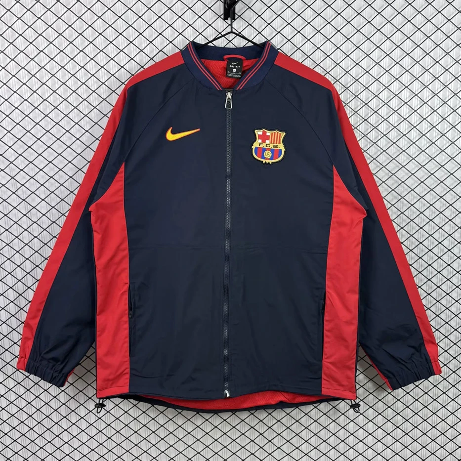 99/00 Barcelona Black Red Windbreaker