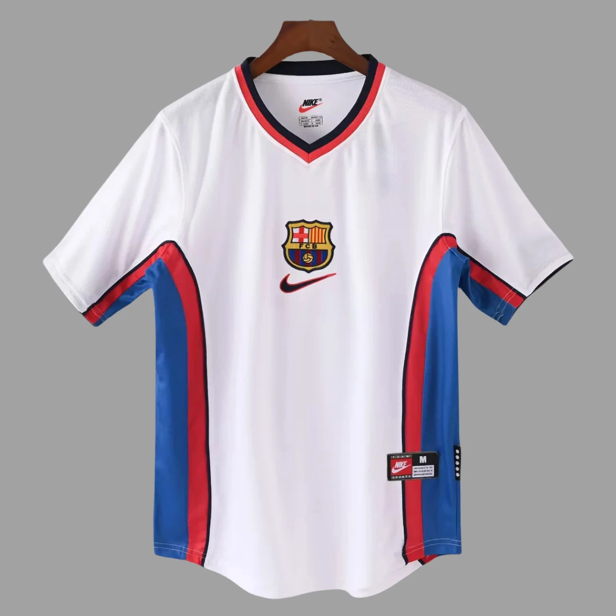 98/01 Barcelona Away Retro Soccer Jersey
