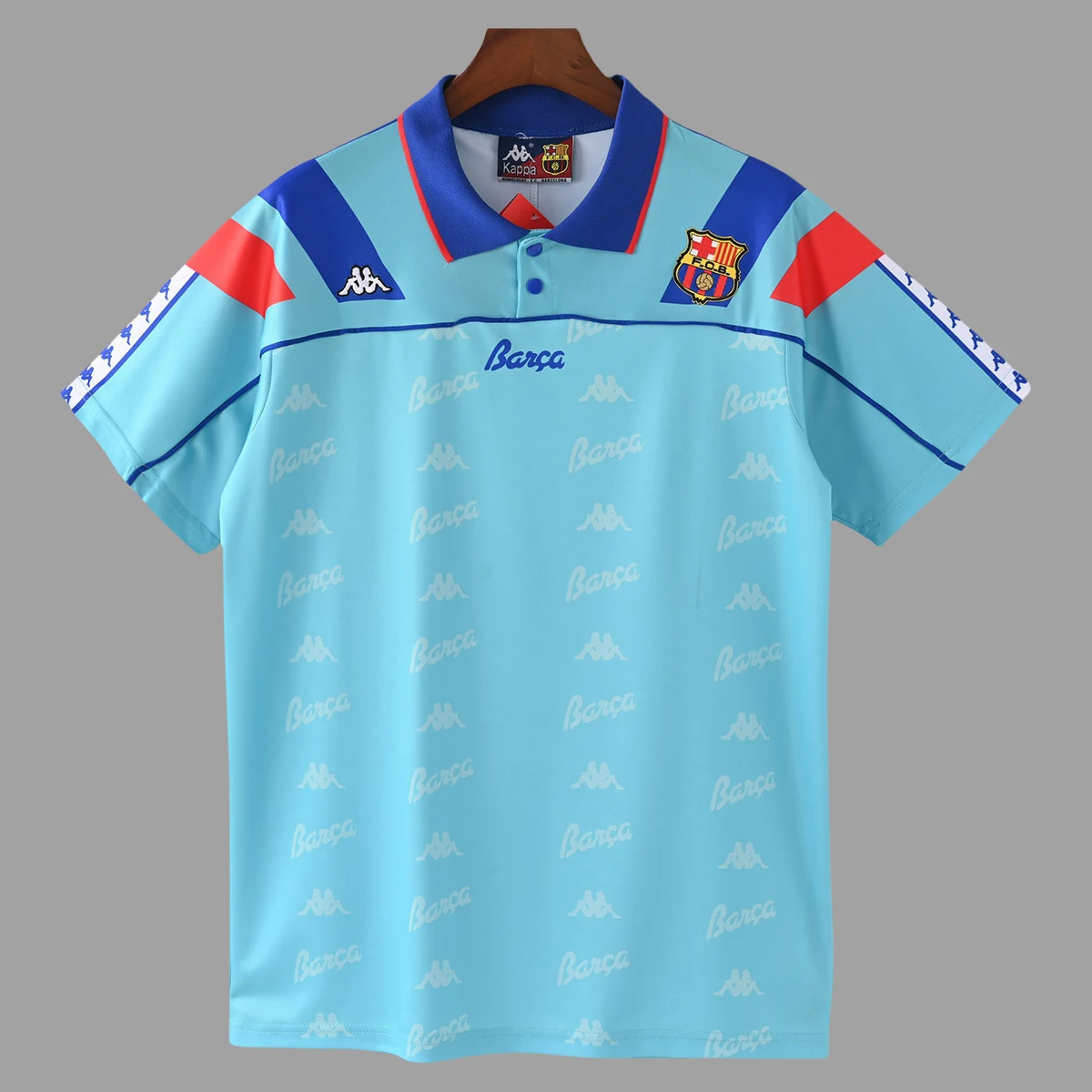 92/95 Barcelona Away Retro Soccer Jersey