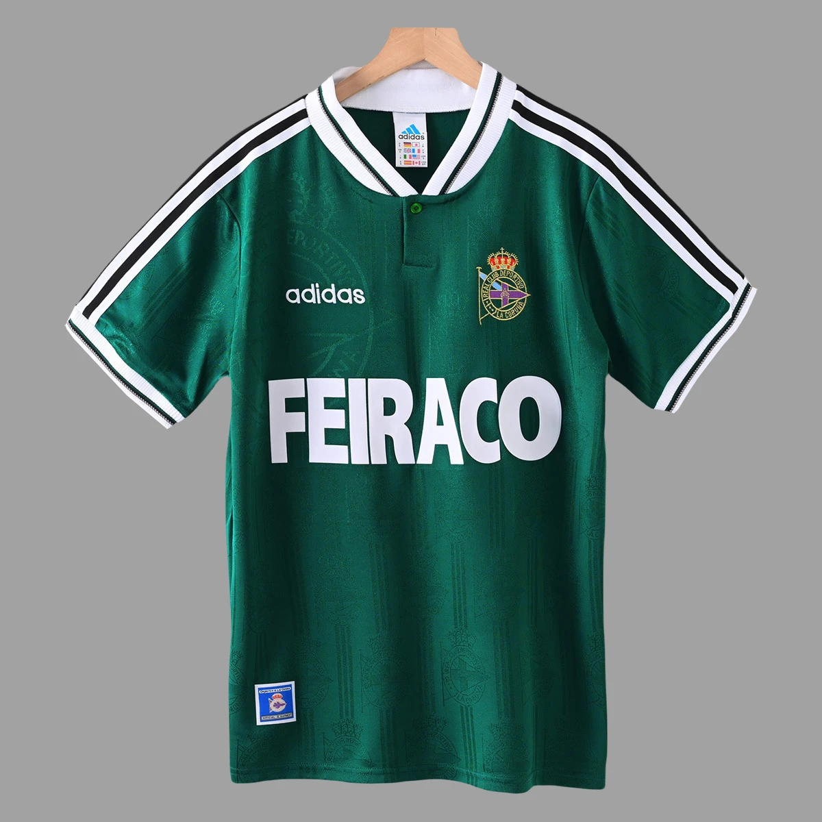 99/00 La Coruna Away Retro Soccer Jersey