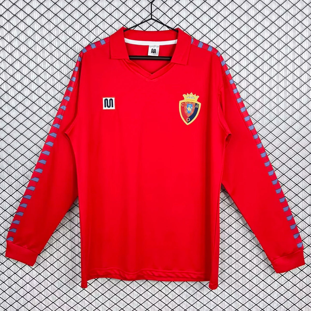 83/84 Osasuna Home Long Sleeve Retro Soccer Jersey