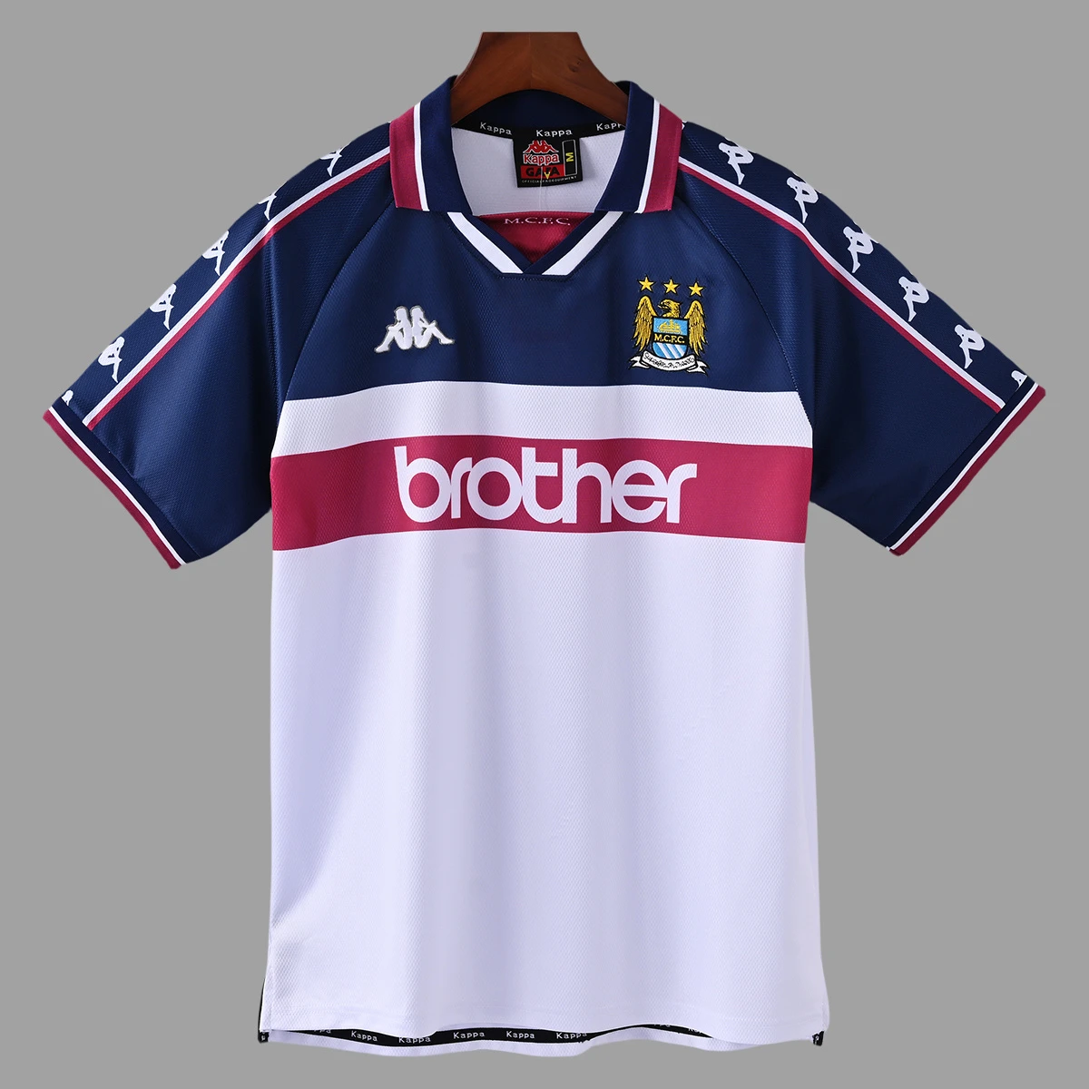97/98 Manchester City Away Retro Soccer Jersey