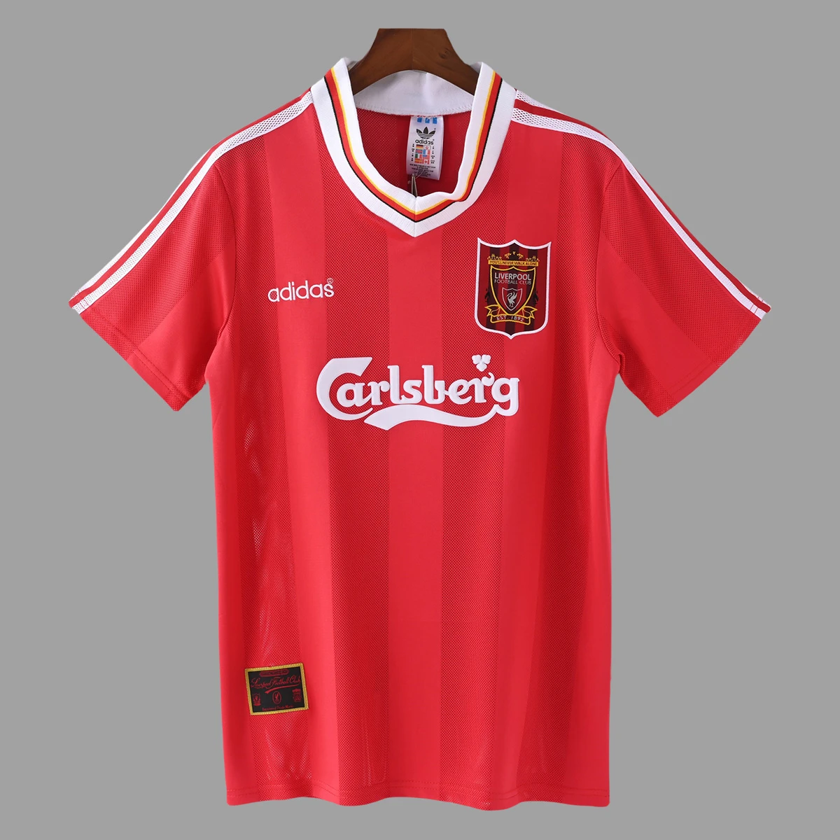 95/96 Liverpool Home Retro Soccer Jersey