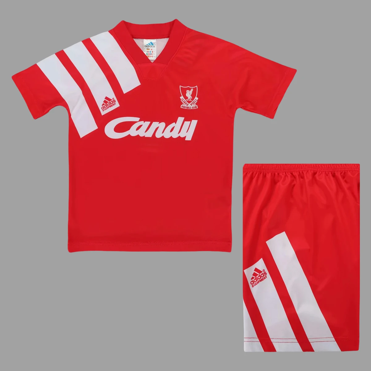 91/92 Liverpool Home Kids Retro Soccer Jersey Size 16-28