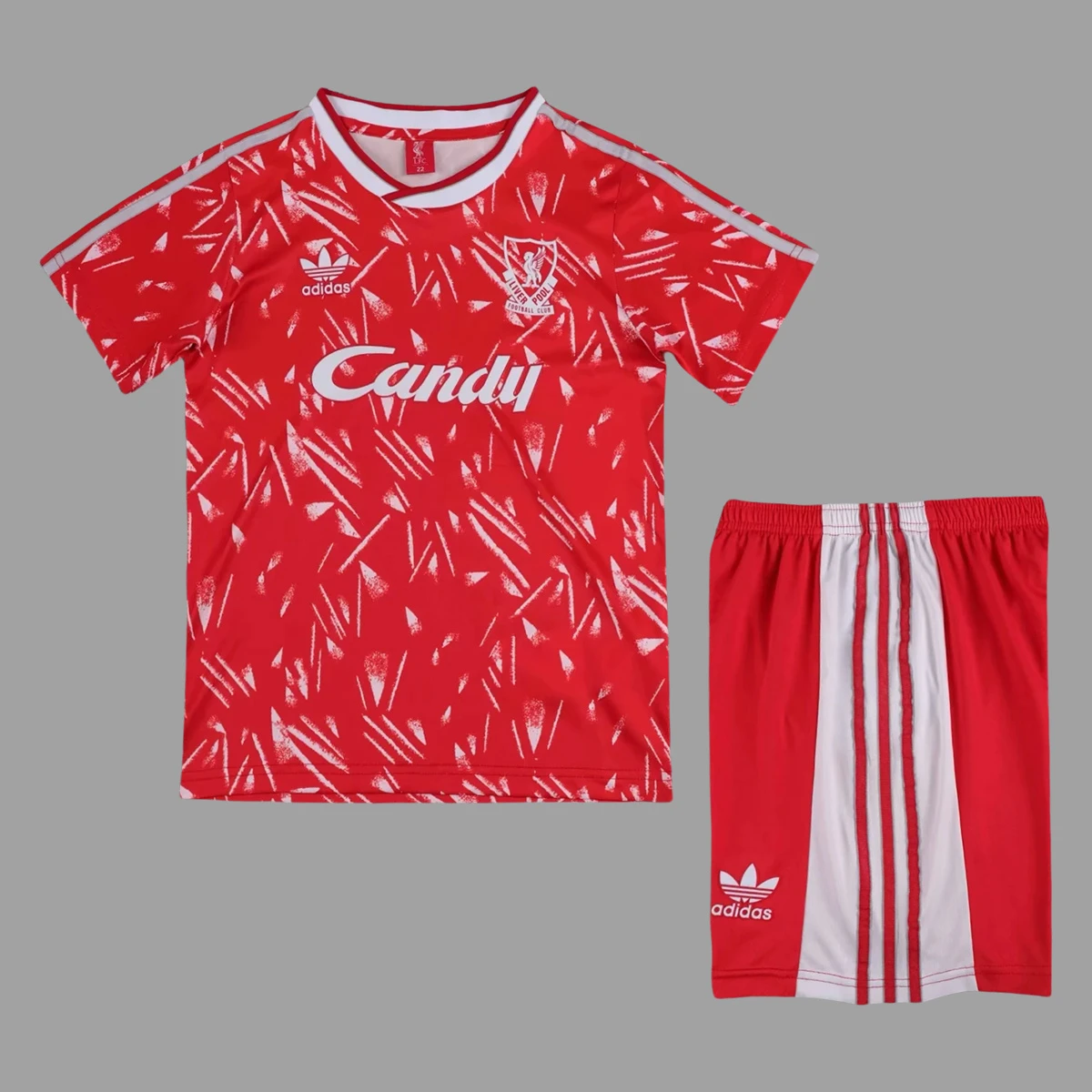 89/91 Liverpool Home Kids Retro Soccer Jersey Size 16-28