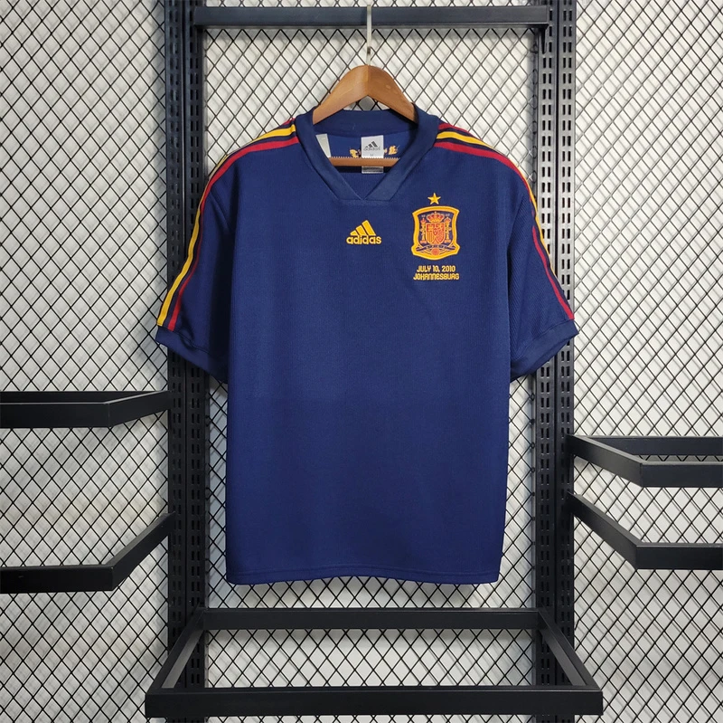 2010 Spain Away Retro Soccer Jersey