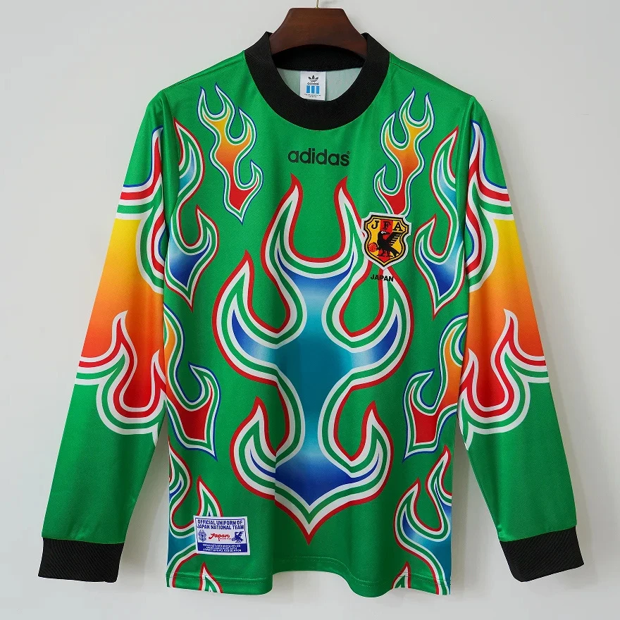 1996 Japan Goalkeeper Long Sleeve Retro Soccer Jersey