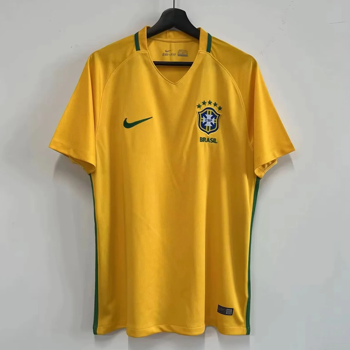 1996 Brazil Home Retro Soccer Jersey