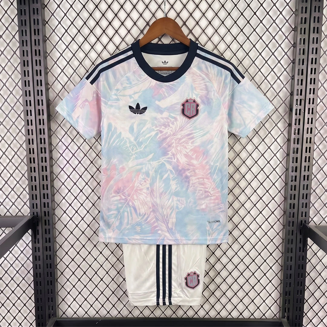 2026 Costa Rica Away Kids Soccer Jersey Size 16-28