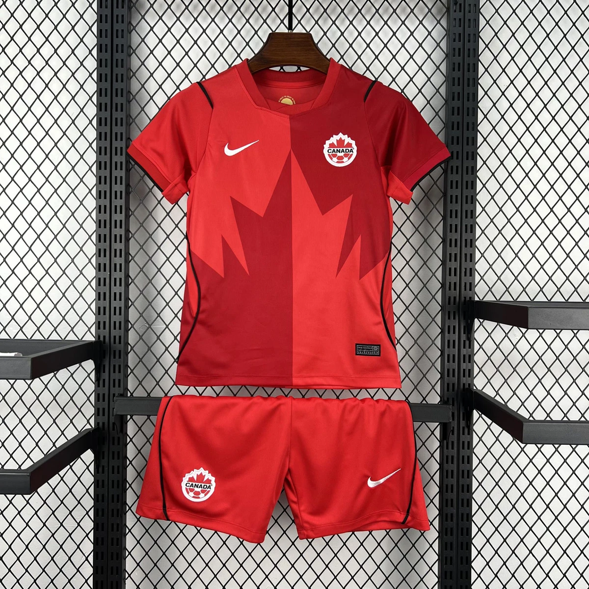 2026 Canada Home Kids Soccer Jersey Size 16-28