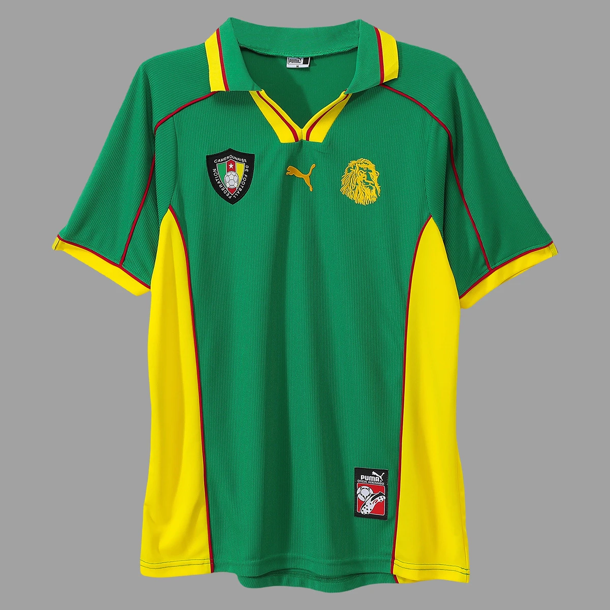 1998 Cameroon Home Retro Soccer Jersey
