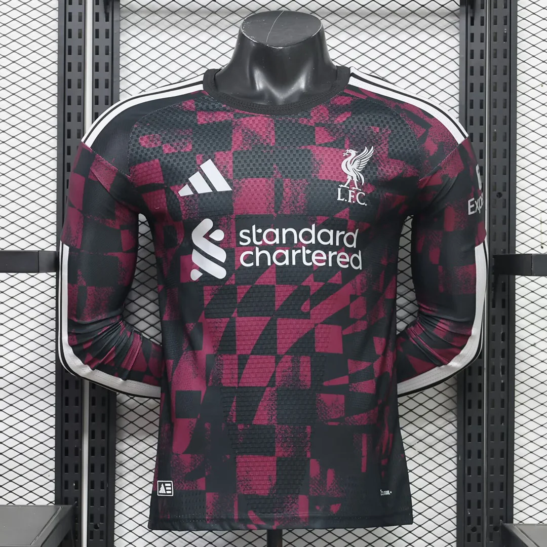 26/27 Liverpool Third Long Sleeve Player Version Soccer Jersey