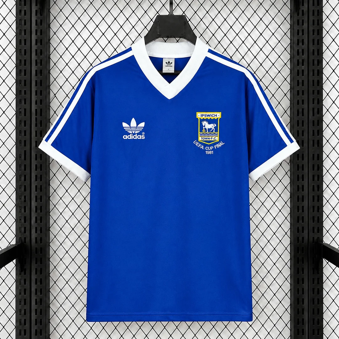 78/81 Ipswich Town Home Retro Soccer Jersey