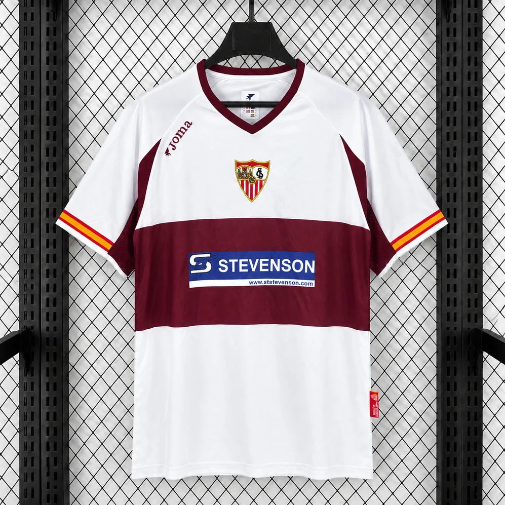 05/06 Sevilla FC European Home Retro Soccer Jersey