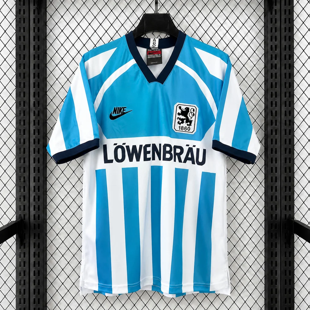 95/96 TSV 1860 Munchen Home Retro Soccer Jersey