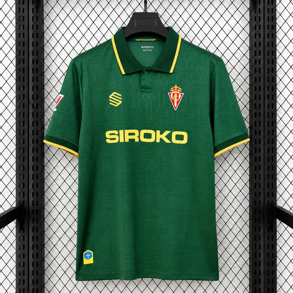 26/27 Sporting de Gijon Away Soccer Jersey