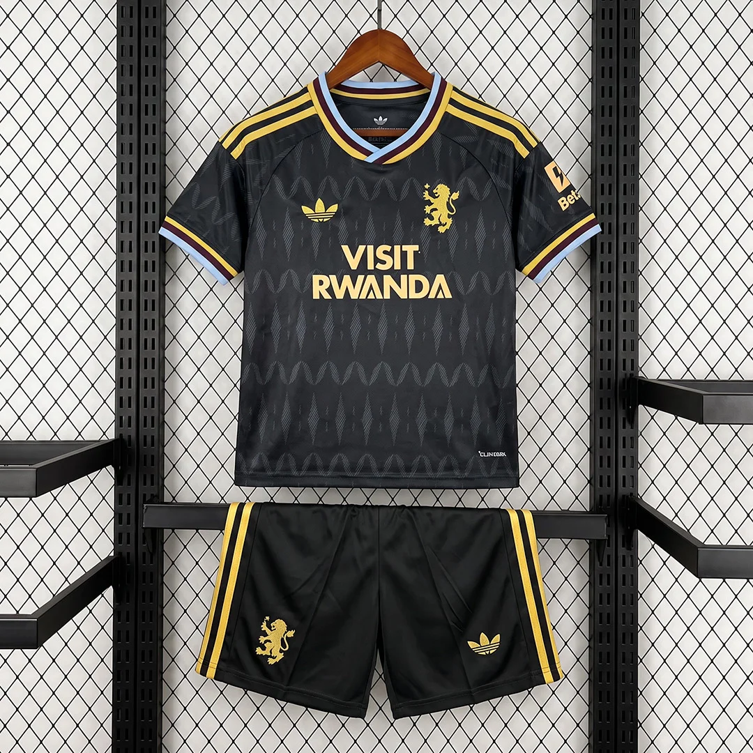 26/27 Aston Villa Away Kids Soccer Jersey