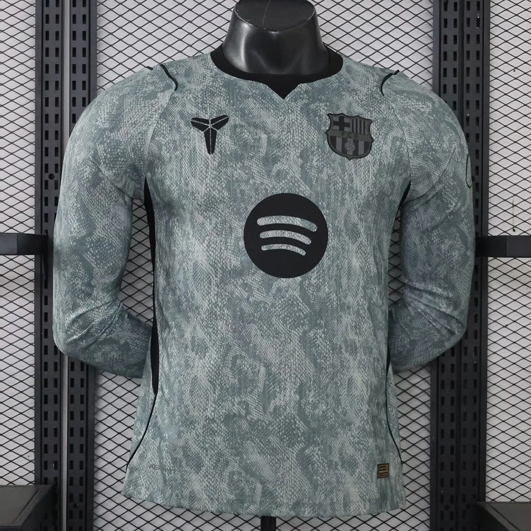 26/27 Barcelona Goalkeeper 2 Long Sleeve Player Version Soccer Jersey