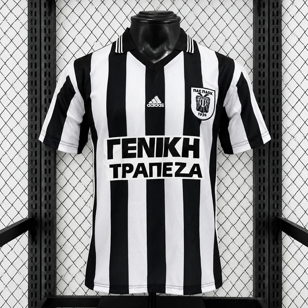 98/99 PAOK Thessaloniki Home Retro Soccer Jersey