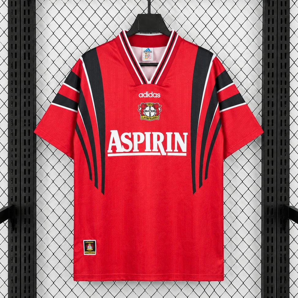 97/98 Leverkusen Home Retro Soccer Jersey