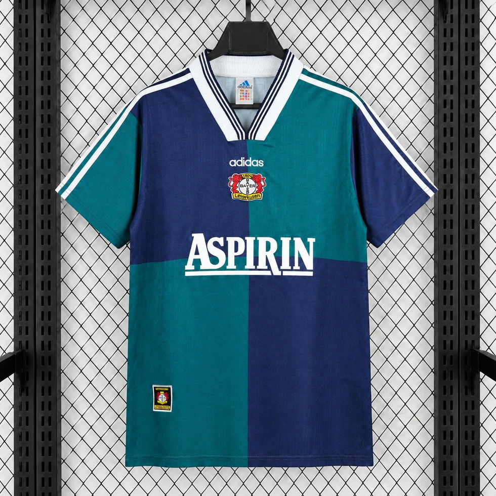 97/99 Leverkusen Away Retro Soccer Jersey