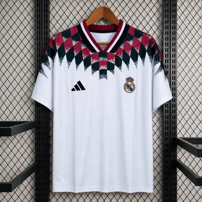 26/27 Real Madrid 1994 Inspired Geometric Soccer Jersey