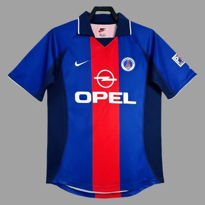 00/01 PSG Home Retro Soccer Jersey