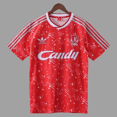89/91 Liverpool Home Retro Soccer Jersey