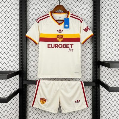 26/27 Roma Away Kids Soccer Jersey