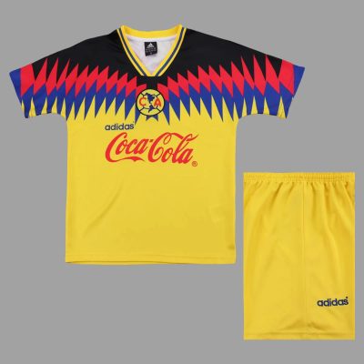 94/96 Club America Home Kids Soccer Jersey Size 16-28