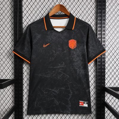 2026 Netherlands Energy Black Soccer Jersey