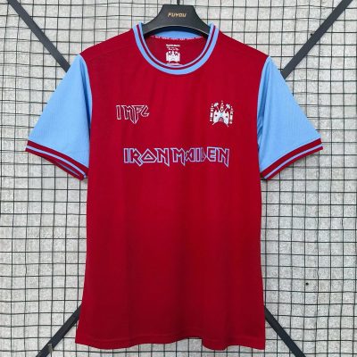 25/26 West Ham United Iron Maiden 50th Anniversary Soccer Jersey