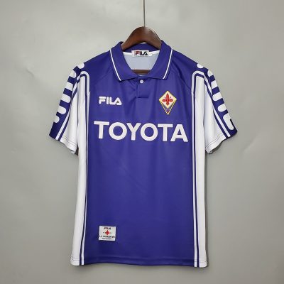 99/00 Fiorentina Home Retro Soccer Jersey