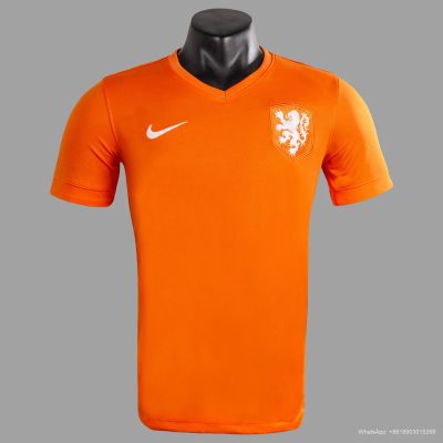 2014 Netherlands Home Retro Soccer Jersey