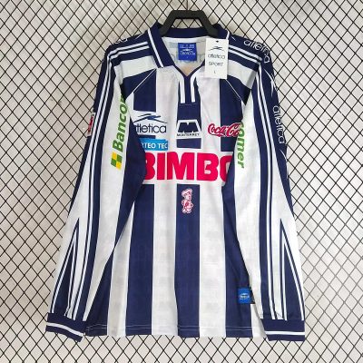 99/00 Monterrey Home Long Sleeve Retro Soccer Jersey