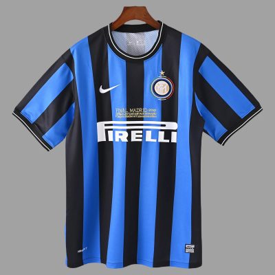09/10 Inter Milan Home Champions Final Retro Soccer Jersey