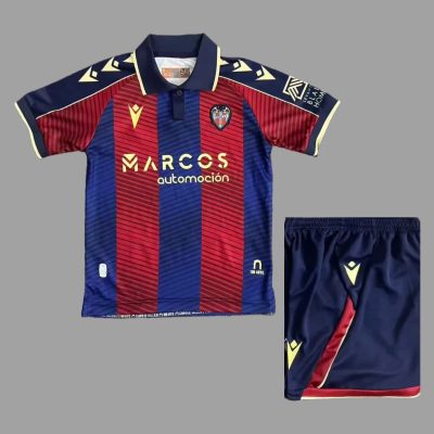 25/26 Levante Home Kids Soccer Jersey Size 16-28