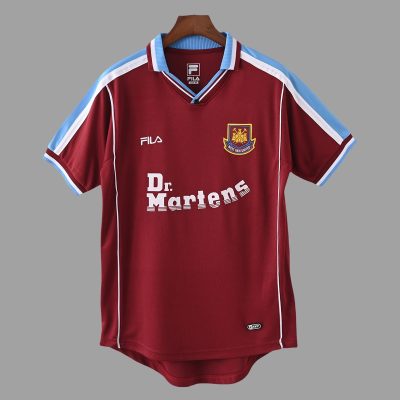 99/01 West Ham United Home Retro Soccer Jersey