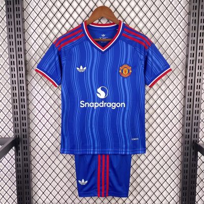 26/27 Manchester United Away Kids Soccer Jersey