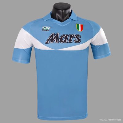 90/91 Napoli Home 2 Retro Soccer Jersey