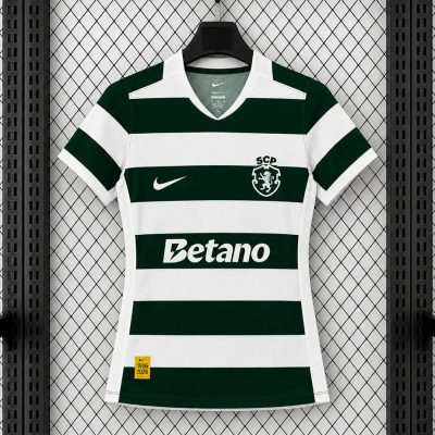 26/27 Sporting CP Lisbon Home Women Soccer Jersey