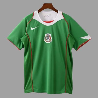 2005 Mexico Home Retro Soccer Jersey