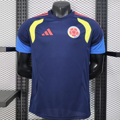 2026 Colombia Blue Training Player Version Soccer Jersey