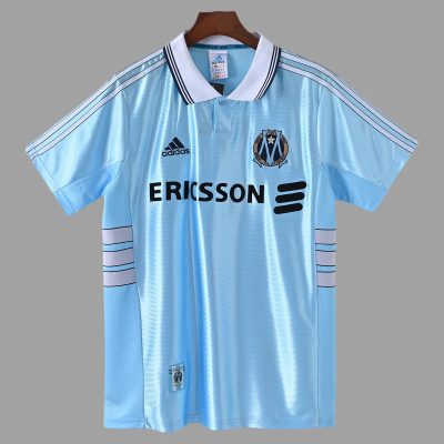98/99 Marseille Away Retro Soccer Jersey