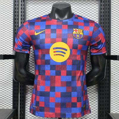 26/27 Barcelona Pre-Match 4 Player Version Soccer Jersey